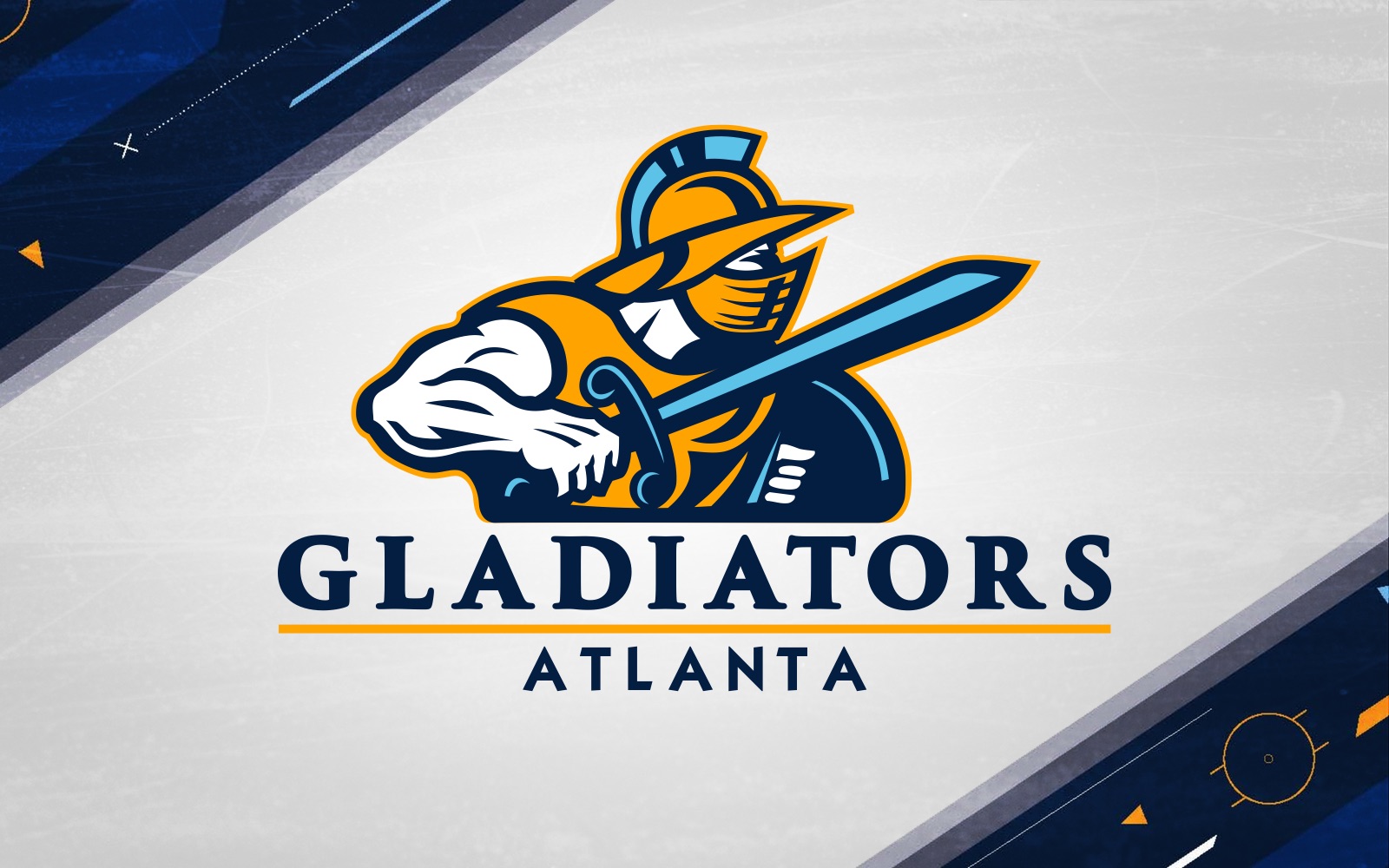 Gladiators Atlanta logo and illustration